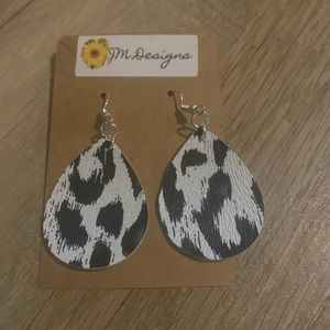 Cheetah earrings